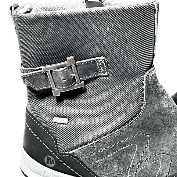 MERRELL Albany Sky Waterproof Boots Charcoal Grey Women's Size 9.5 - Picture 4 of 16